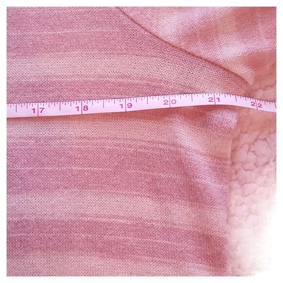 Torrid Pink Ivory Striped Long Sleeve Sweater Plus Size 2 - Picture 10 of 12